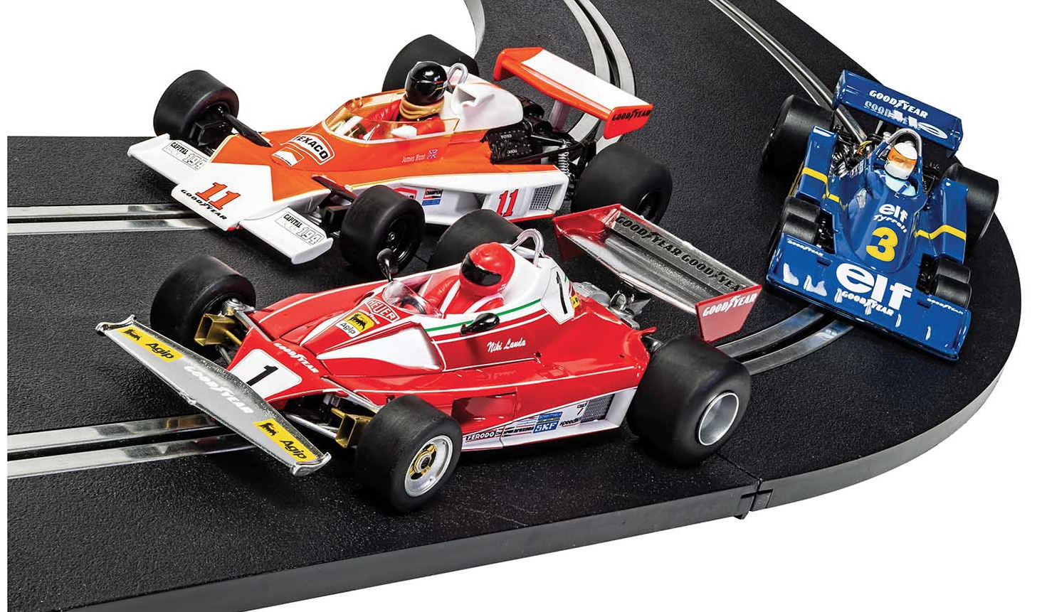 Scalextric C4189A - McLaren M23 & 312T & Tyrrell P34 - '76 British GP - Triple Pack